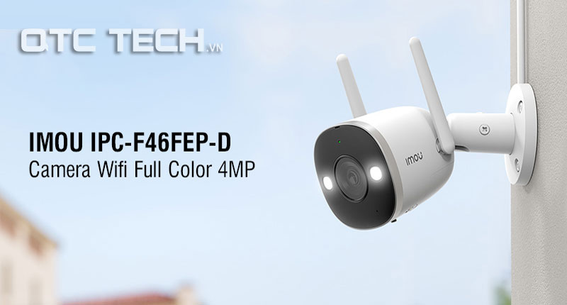 Camera Wifi Full Color 4MP IMOU IPC-F46FEP-D