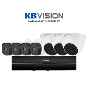 Trọn bộ 7 camera Analog HD KBVISION 2MP giá rẻ