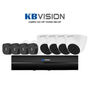 Trọn bộ 8 camera Analog HD KBVISION 2MP giá rẻ