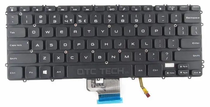 ban phim Keyboard Laptop DELL XPS 9530 M3800 co den 1 QTCTECH.VN