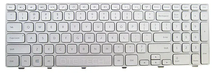 ban phim Keyboard Laptop Dell Inspiron 7537 co den QTCTECH.VN