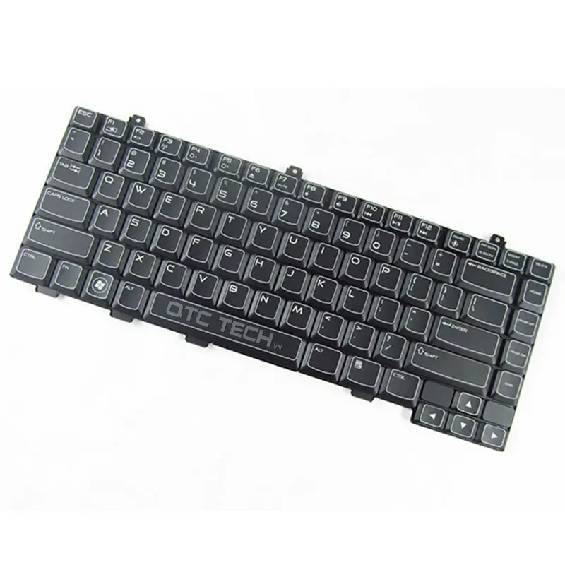 ban phim keyboard DELL Alienware M14X R2 co den tieng anh QTCTECH.VN 1
