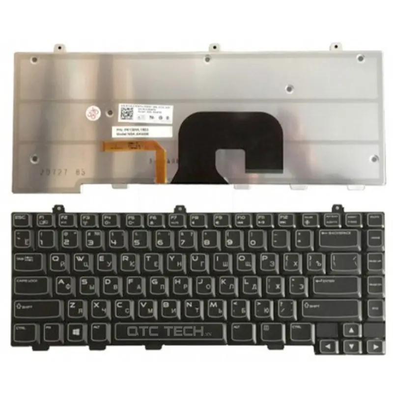 ban phim keyboard DELL Alienware M14X R2 co den tieng anh QTCTECH.VN 3