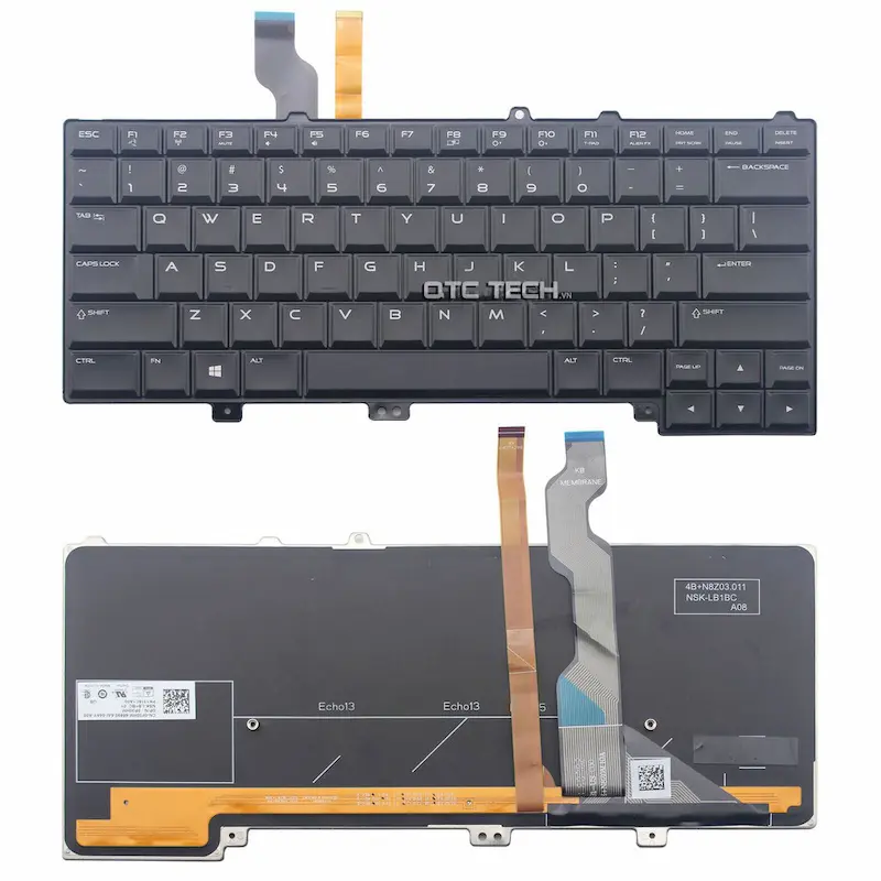 Bàn phím Keyboard Laptop Dell Alienware M13X-R2 Có Đèn