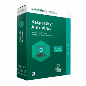 Phần mềm diệt virus Kaspersky Anti-Virus – 3PC/1Năm