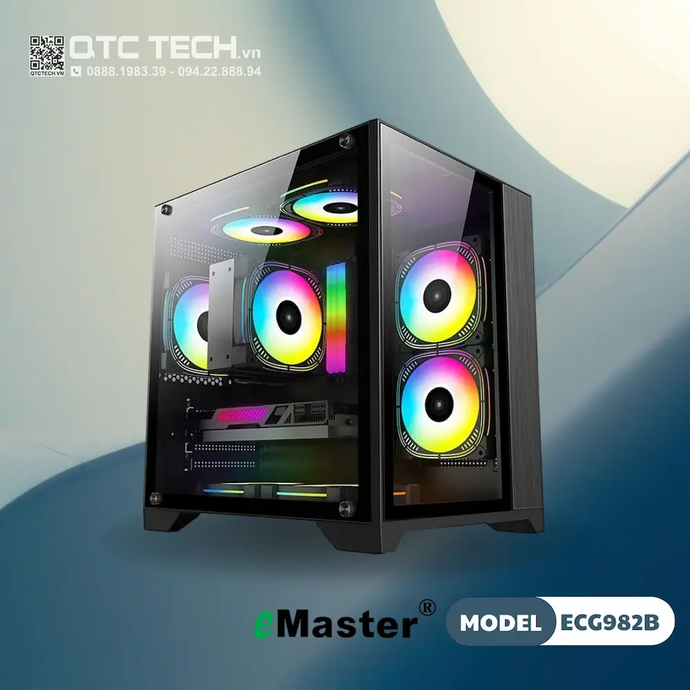 case gaming emaster ecg982b qtctech