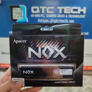 Ram Apacer NOX 16GB DDR4 3200MHz (AH4U16G32C28YMBAA-1)