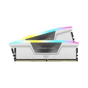 RAM desktop CORSAIR DDR5,5600MHz 32GB 2x16GB DIMM,VENGEANCE RGB DDR5 White Heatspreader,RGB LED,1.25V (2 x 16GB) DDR5 5600MHz (CMH32GX5M2B5600C40W)