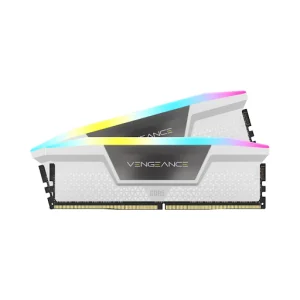 RAM desktop CORSAIR VENGEANCE RGB 32GB (2 x 16GB) DDR5 5200MHz (CMH32GX5M2B5200C40W)