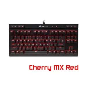 Bàn phím cơ CORSAIR K63 (TKL/Cherry MX Red/Đỏ) CH-9115020-NA