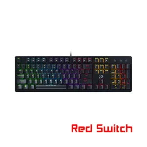 Bàn phím cơ DareU EK1280s MULTI LED (Switch Red) (Đen)