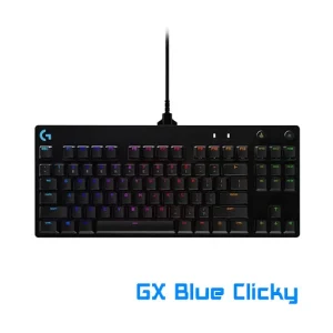 Bàn phím cơ Logitech Pro Gaming (GX Blue Clicky) (Đen) (920-009396)