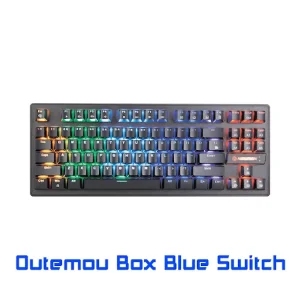 Bàn phím cơ Newmen GE87 (Outemou Box Blue Switch) (Đen)