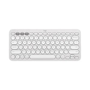 Bàn Phím Không Dây Logitech Pebble Keys 2 K380S Wireless/Bluetooth/Trắng (Tonal White) (920-011754)