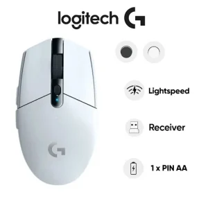 Chuột gaming không dây Logitech G304 (Trắng)