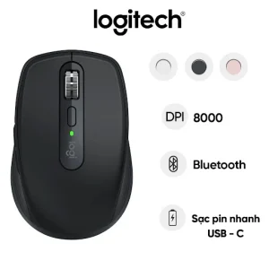 Chuột gaming không dây Logitech MX ANYWHERE 3S Đen (Graphite) (910-006932)