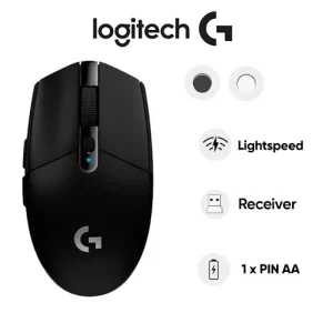 Chuột gaming Logitech G304 Wireless (Đen)