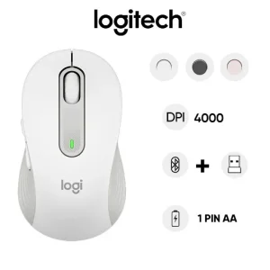 Chuột không dây bluetooth Logitech M650 (Trắng) (910-006264)