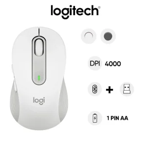 Chuột không dây bluetooth Logitech M650L (Trắng)