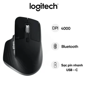 Chuột không dây bluetooth Logitech MX Master 3 for MAC (Đen Xám)