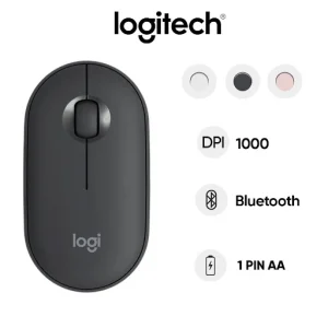 Chuột không dây bluetooth Logitech Pebble M350 (Đen)