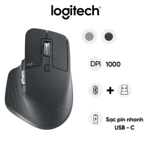 Chuột không dây Logitech MX Master 3 (Đen)