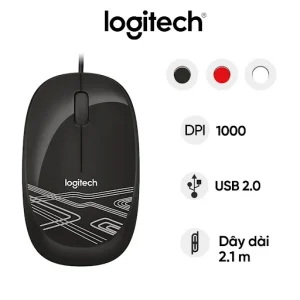 Chuột máy tính không dây Logitech M105 (Đen)