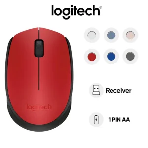 Chuột máy tính không dây Logitech M171 (Đỏ)