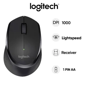 Chuột máy tính không dây Logitech M275 (Đen)