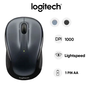 Chuột máy tính không dây Logitech M325 (Bạc Đậm)