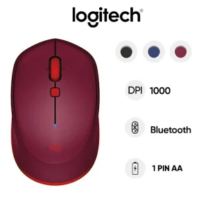 Chuột máy tính không dây Logitech M337 (Đỏ)