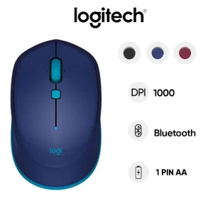 Chuột máy tính không dây Logitech M337 (Xanh)