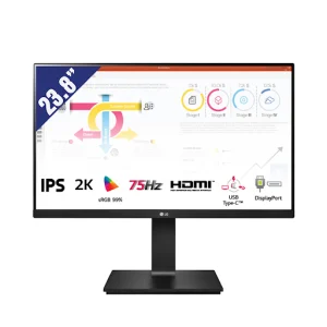 Màn hình LCD LG 23.8" 24QP750 (2560 x 1440/IPS/75Hz/5 ms/FreeSync)