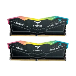 RAM desktop TEAM T-Force Delta Black RGB (2 x 32GB) DDR5 5600MHz (FF3D564G5600HC36BDC01)