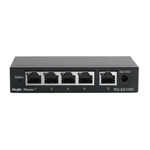 Switch 5 cổng 10/100/1000 BASE-T RUIJIE RG-ES105GD