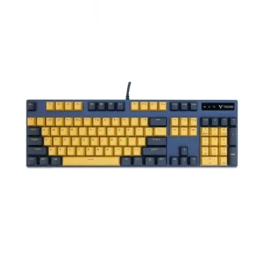 Bàn phím cơ gaming có dây Rapoo V500 Pro màu vàng xanh (Yellow Blue) (Blue switch)