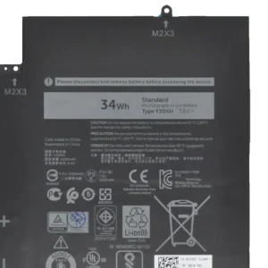 Pin Battery Laptop Dell Latitude 7285 YX0XH 34Wh TỐT