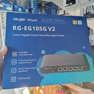 Router cân bằng tải Ruijie RG-EG105G V2 - Cân bằng tải 2 WAN - Chịu tải 100 user