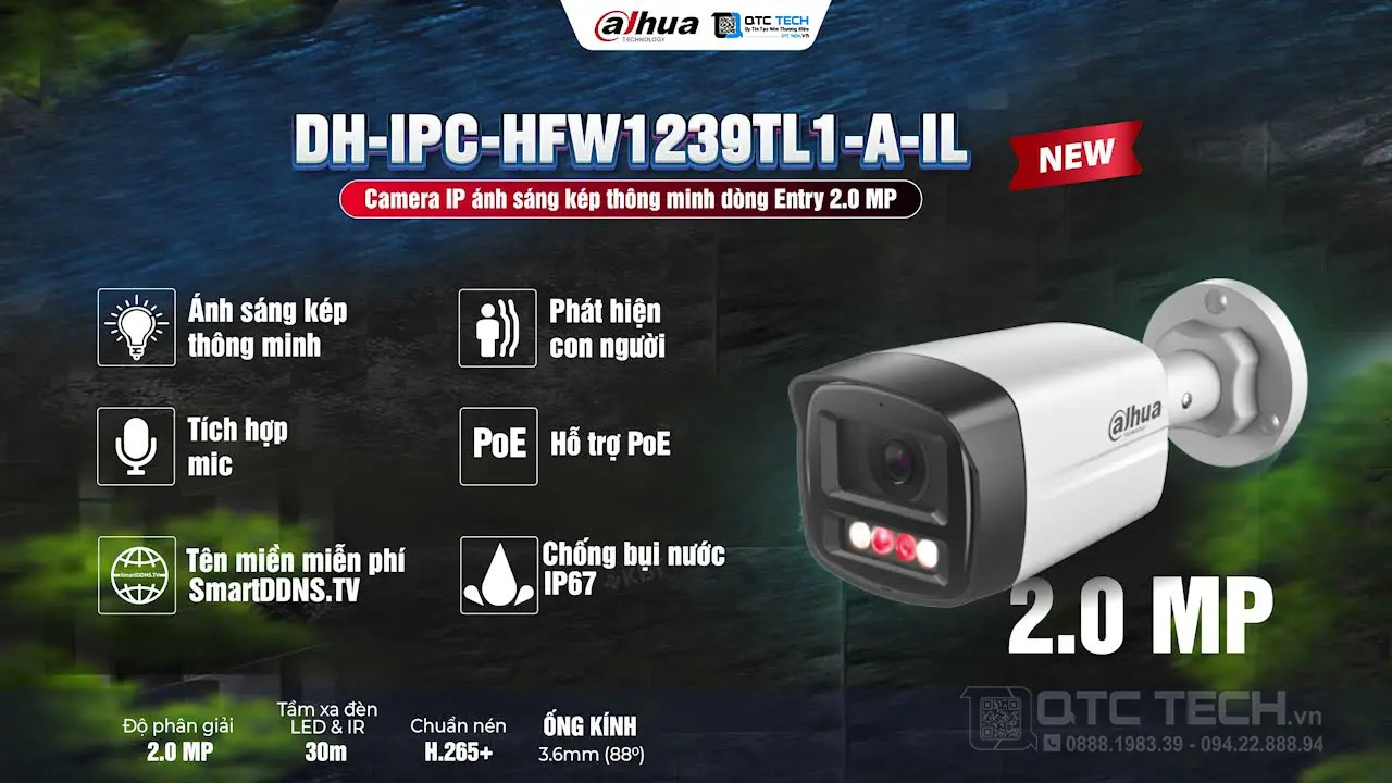 DH IPC HFW1239TL1 A IL qtctech