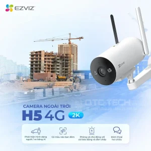 Camera EZVIZ H5 4G 2K ngoài trời có màu ban đêm