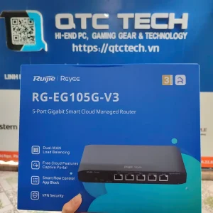 Router cân bằng tải Ruijie RG-EG105G V3– Cân bằng tải 2 WAN– Chịu tải 100 user